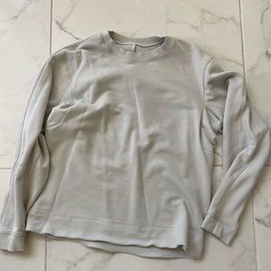 Mens Lululemon French Terry Oversized Longsleeve Crew